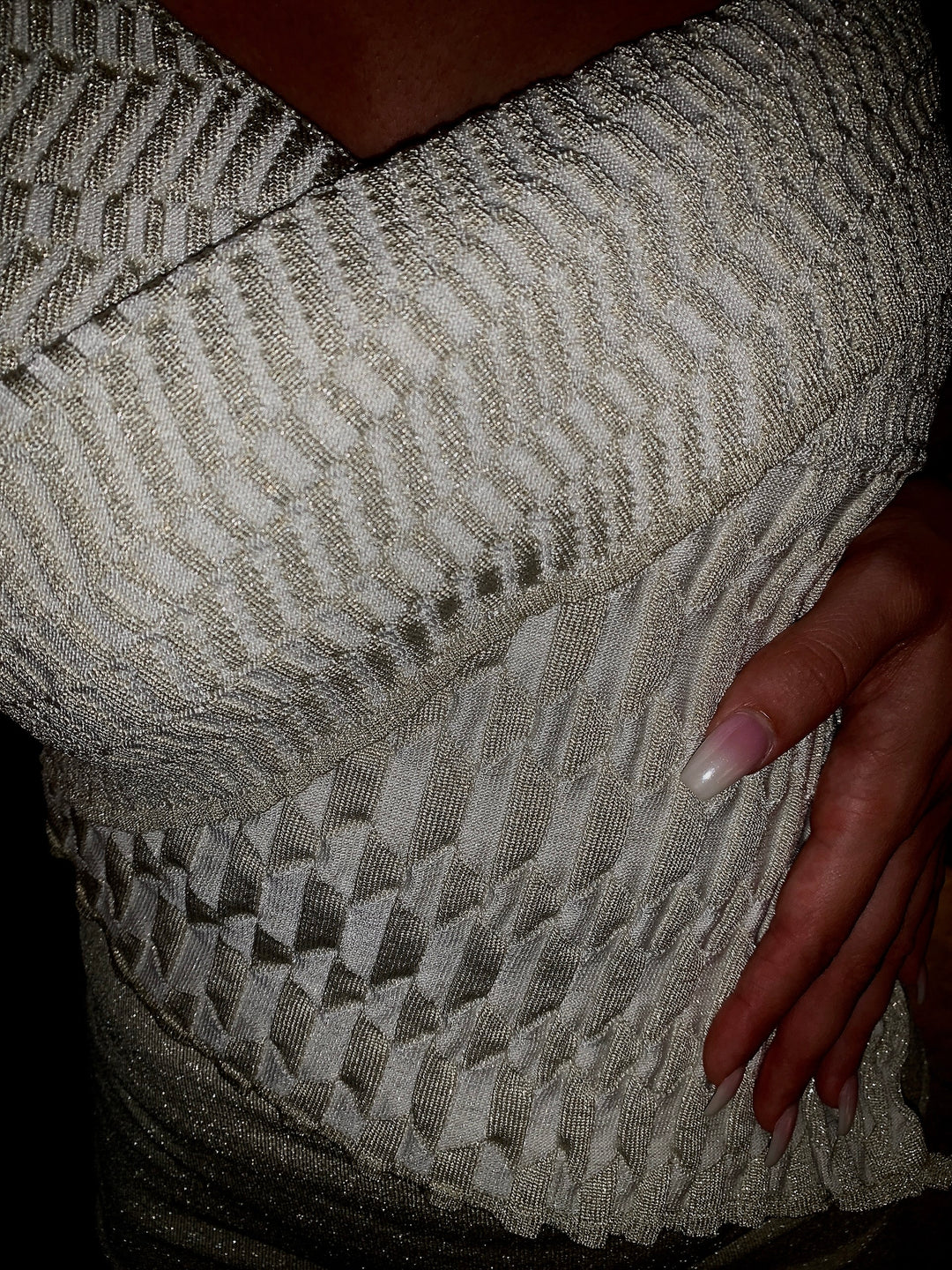 The Signature Sculptural One Shoulder Top - Golden Ivory